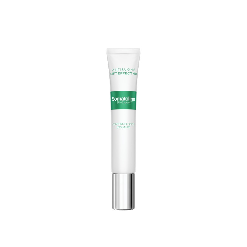 Somatoline SkinExpert, Lift Effect 4D Contorno Occhi Filler Antirughe, Contorno Occhi Anti-età, Acido Ialuronico 15ml