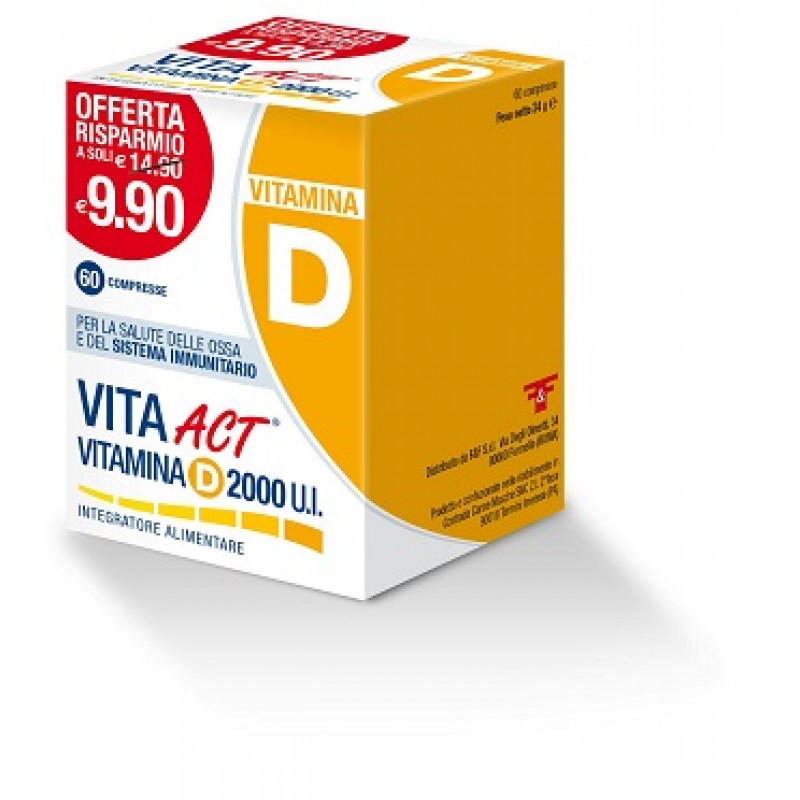 VITA ACT VIT D 2000 UI 60CPR