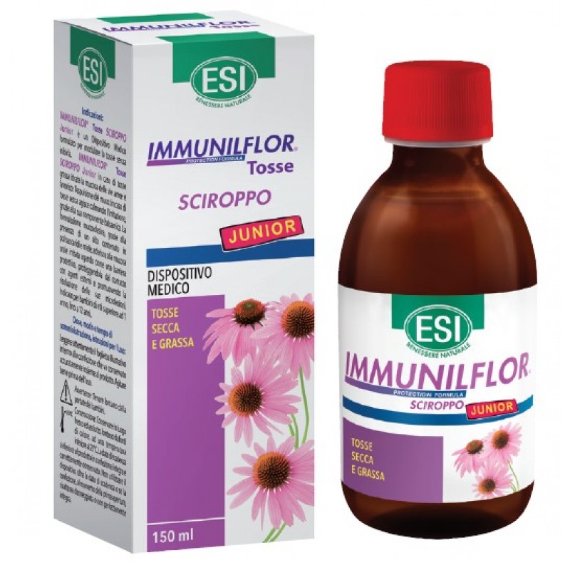 Esi Immunilflor Sciroppo Junior Tosse secca e grassa 150 mL
