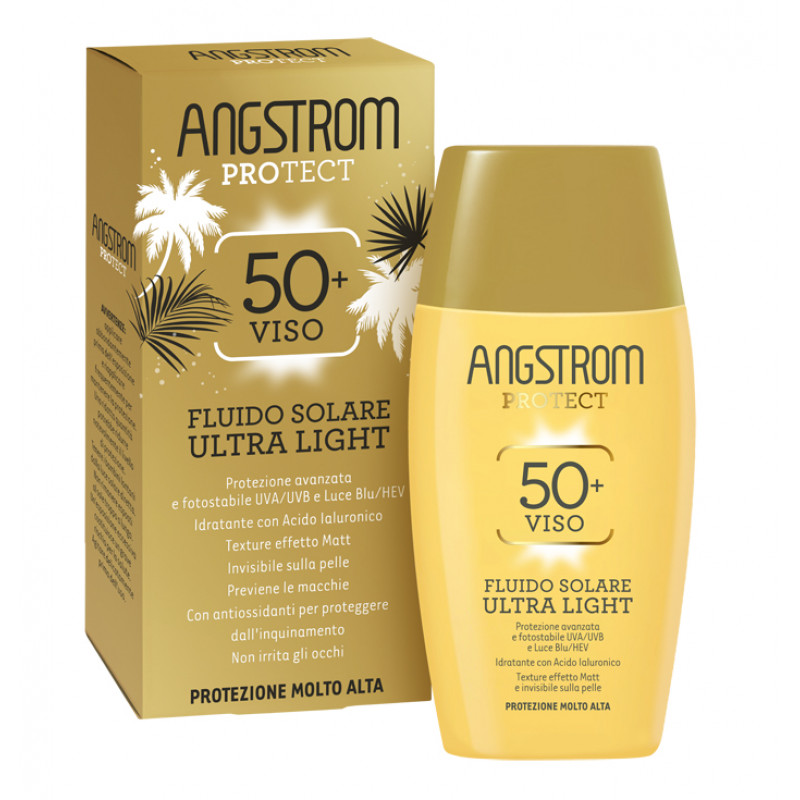 Angstrom Protect Fluido Solare Ultra Light Viso 50+ 40 Ml