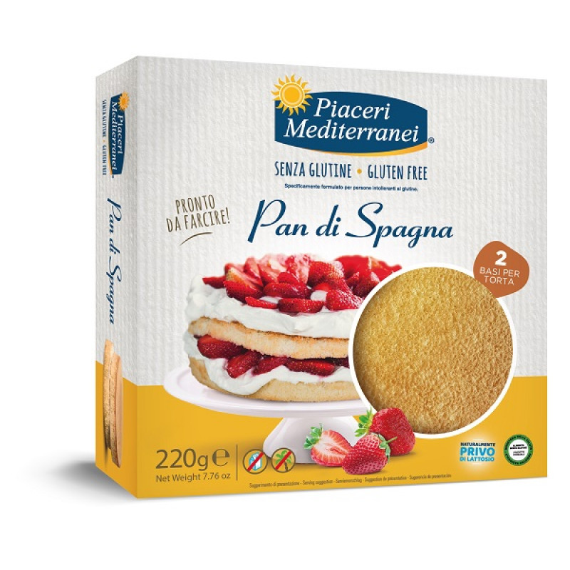 PIACERI MEDITERRANEI Pan di Spagna 200g