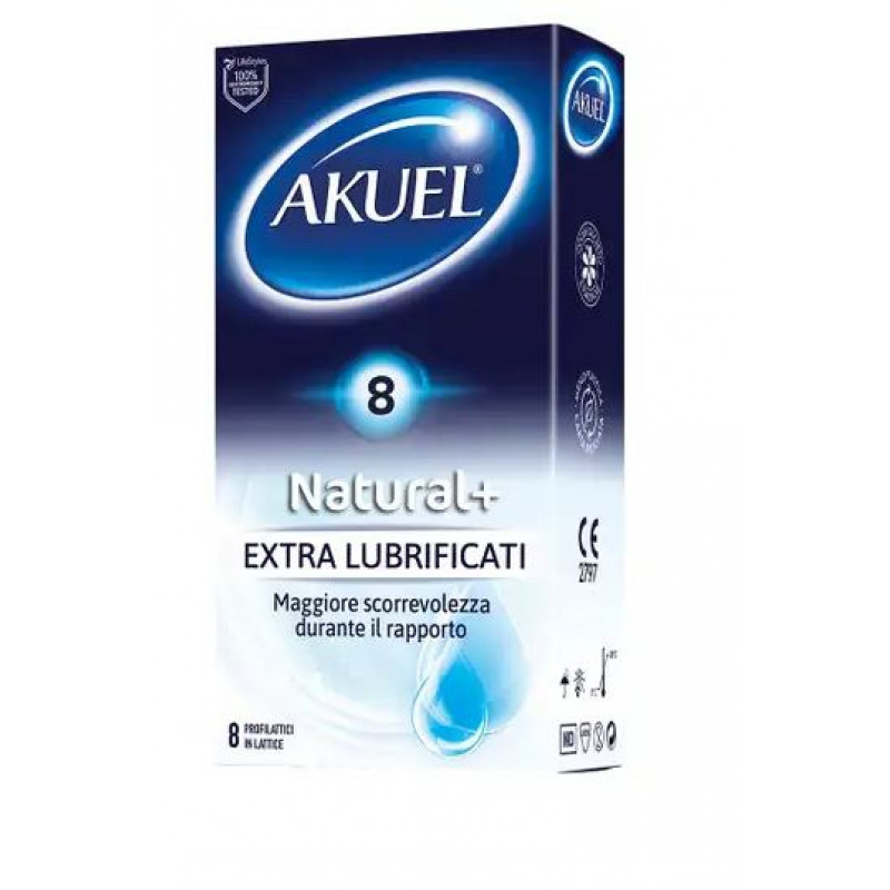 AKUEL NATURAL+ EXTRALUBR 8PZ