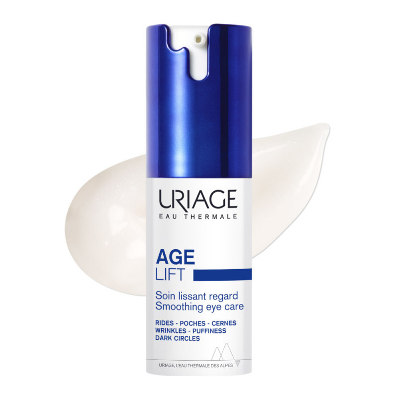 Crema contorno occhi antirughe e elasticizzante URIAGE AGE LIFT per rughe, borse e occhiaie con RETINOLO e ACIDO IALURONICO - 15ml