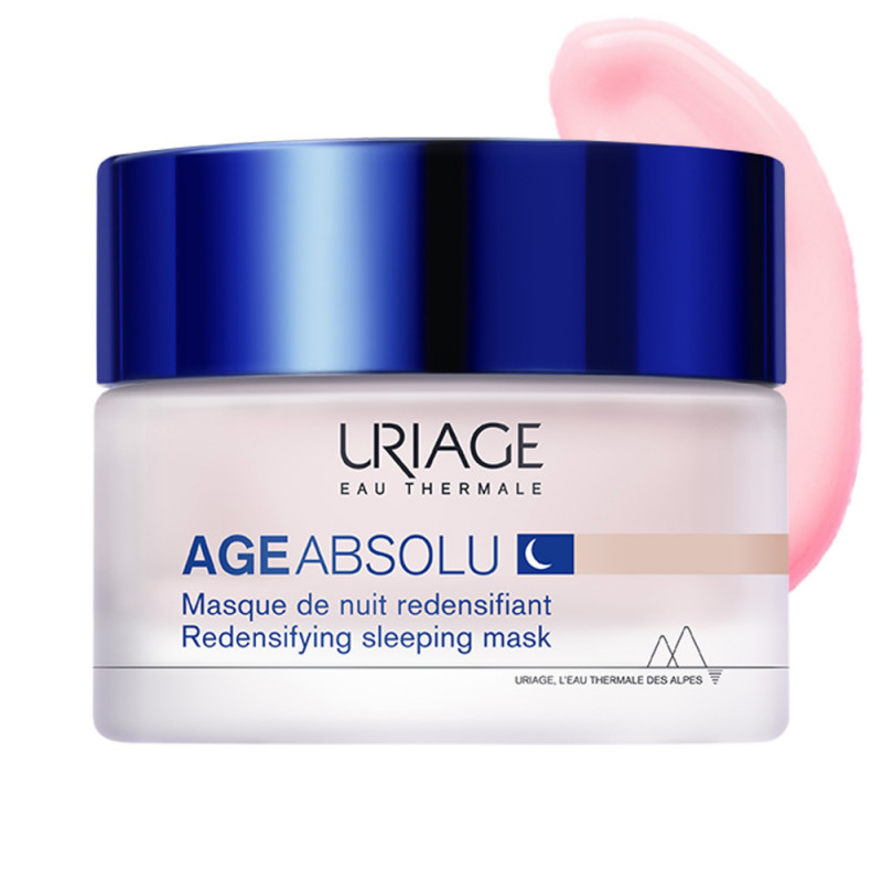 URIAGE AGE ABSOLU Maschera notte ridensificante antirughe per il viso con RETINOLO, ACIDO IALURONICO e BURRO DI KARITÉ I Booster di Procollagene X6 - 50ML