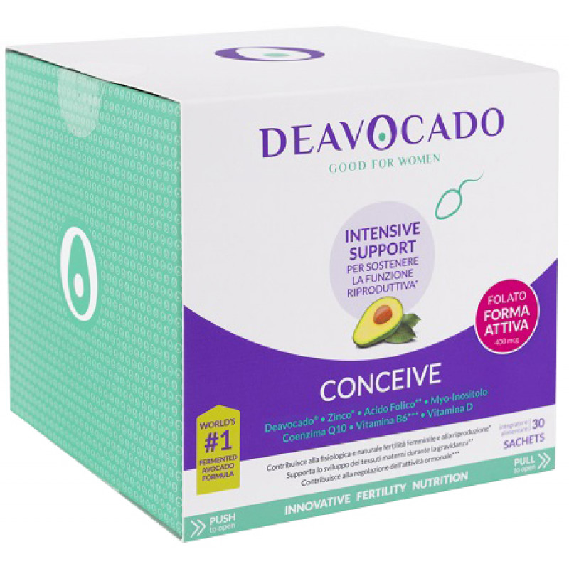Deavocado Conceive Integratore fertilità 30 Bustine