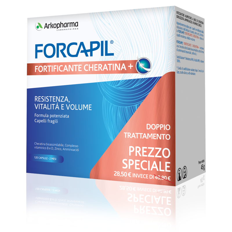 Forcapil Integratore Capelli Sani 60cpsX2