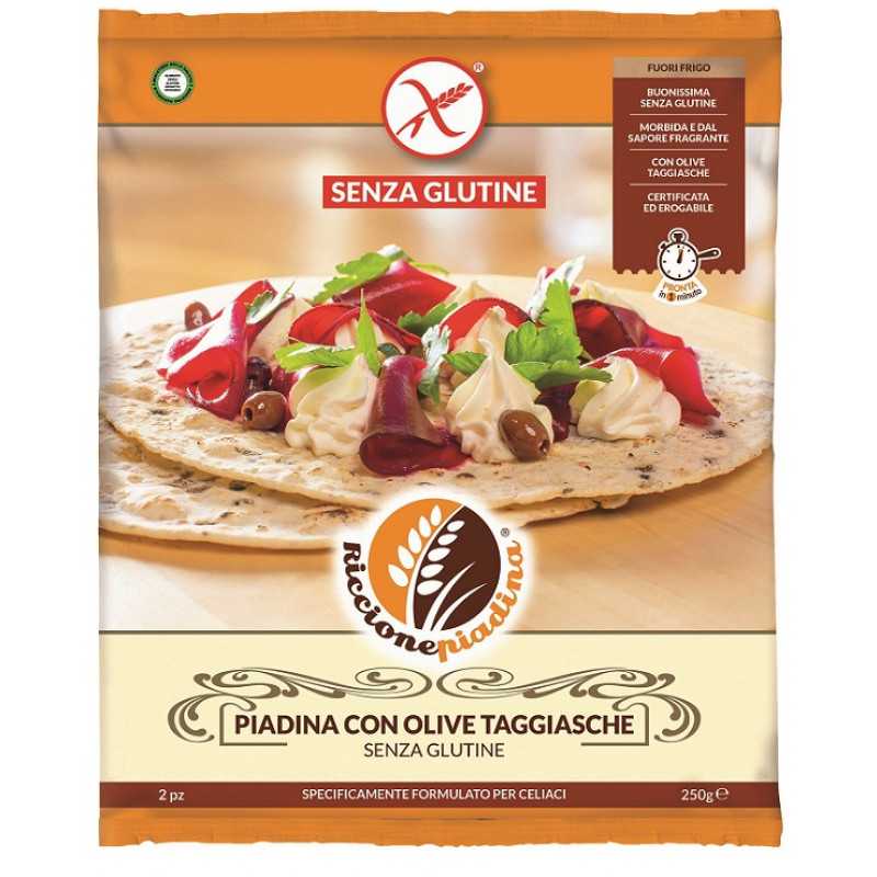 RICCIONE Piadina S/G Olive Taggiasche 250g