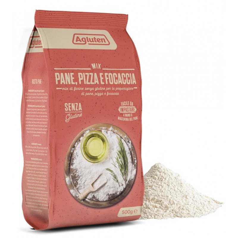 AGLUTEN Mix Pane Pizza Focaccia 500g