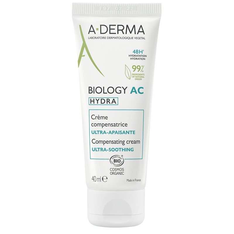 A-DERMA BIOLOGY Hydra Crema Compensatrice Lenitiva 40mL