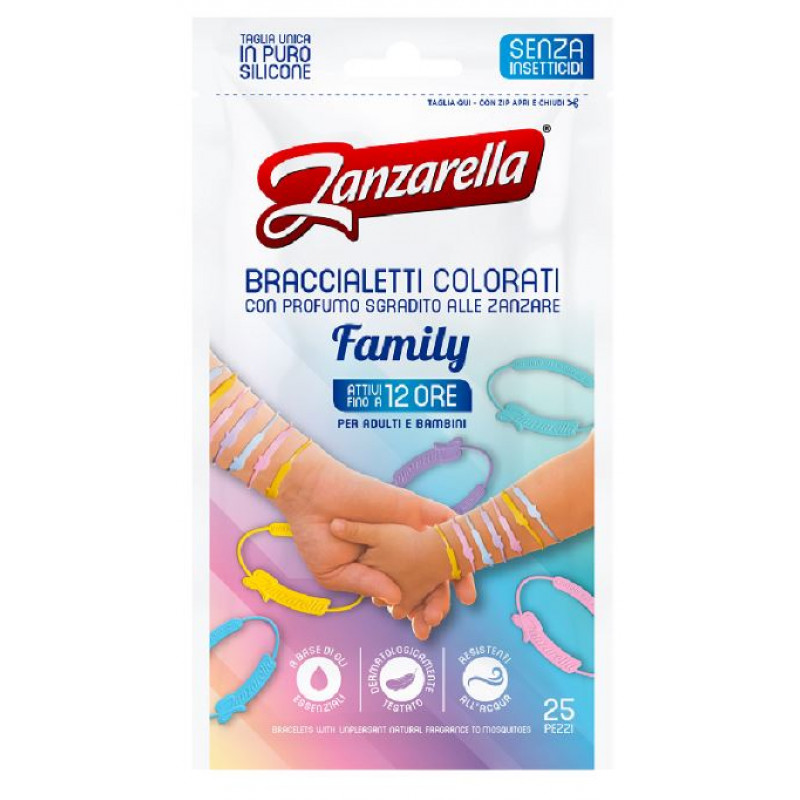ZANZARELLA Bracc.Family 25pz
