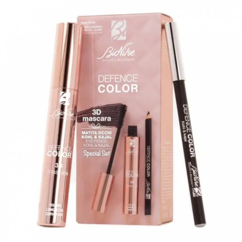 Bionike Defence Color Special Set Make Up Occhi Mascara 3D + Matita Kohl & Kajal