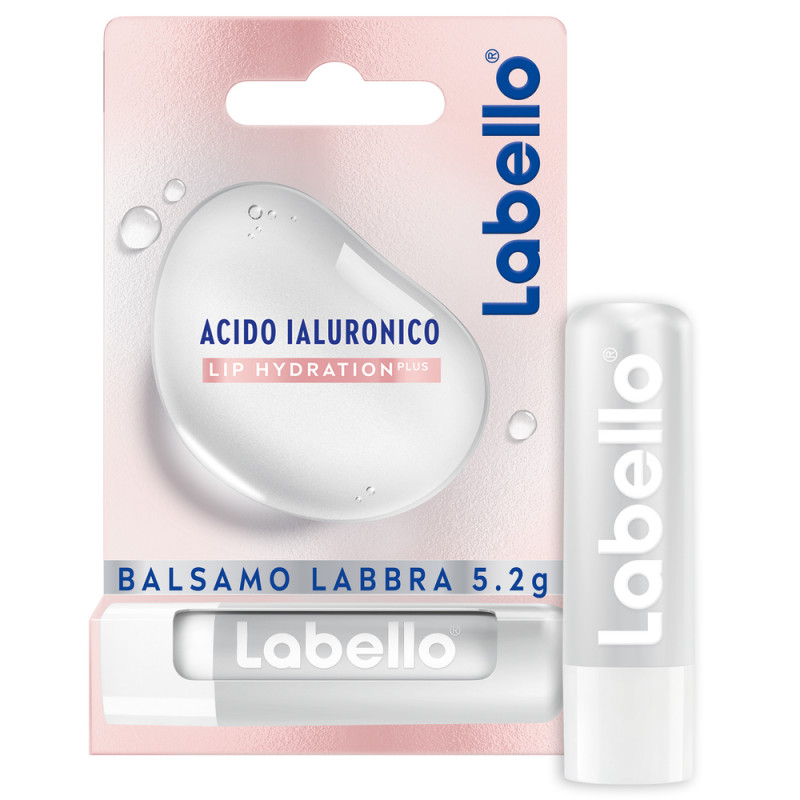 Labello Acido Ialuronico Lip Hydratation Plus Rosé 5.2g, Burrocacao labbra con Acido Ialuronico