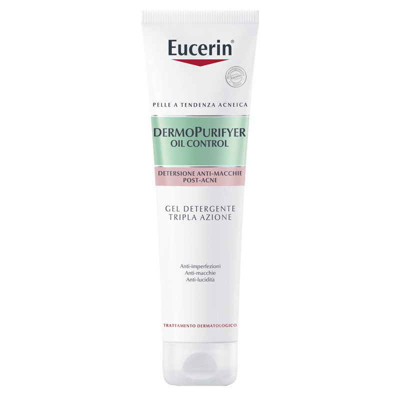 EUCERIN DERMOPURIFYER - Gel Detergente Tripla Azione per Viso e Corpo - 150ml