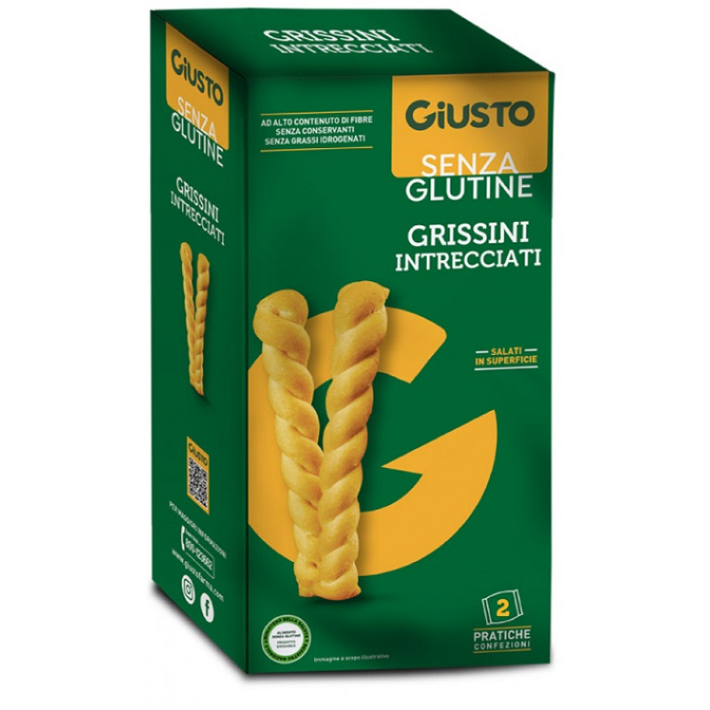 GIUSTO S/G Grissini Intrecciati 150g