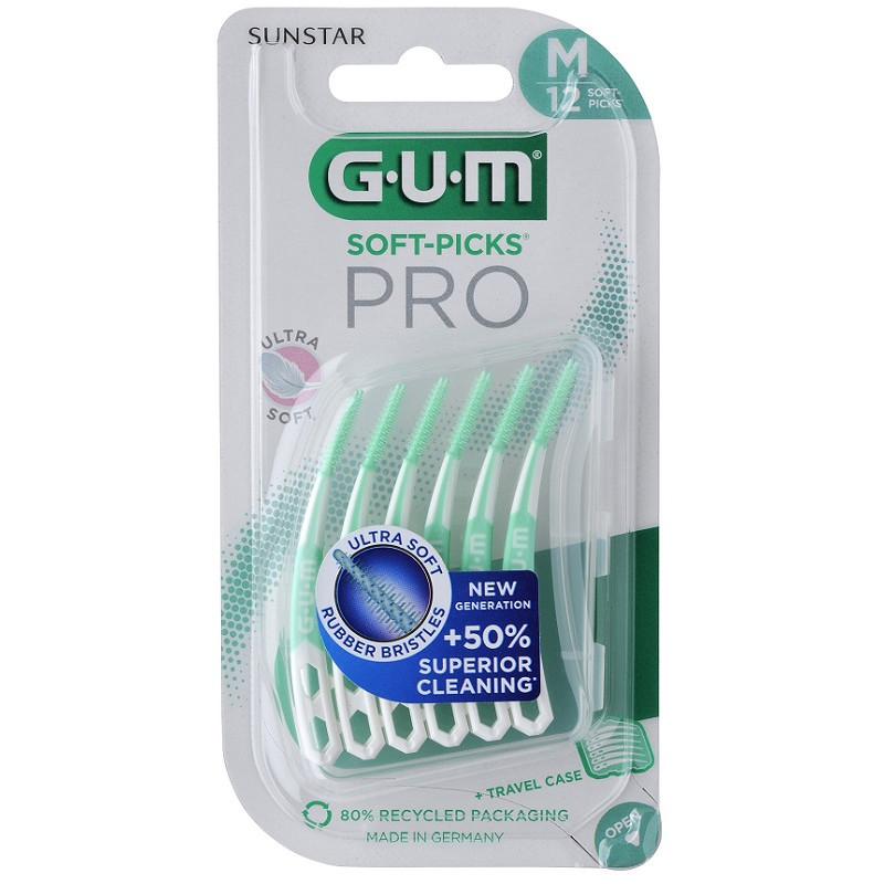 GUM Soft Picks Pro 12pz M 690