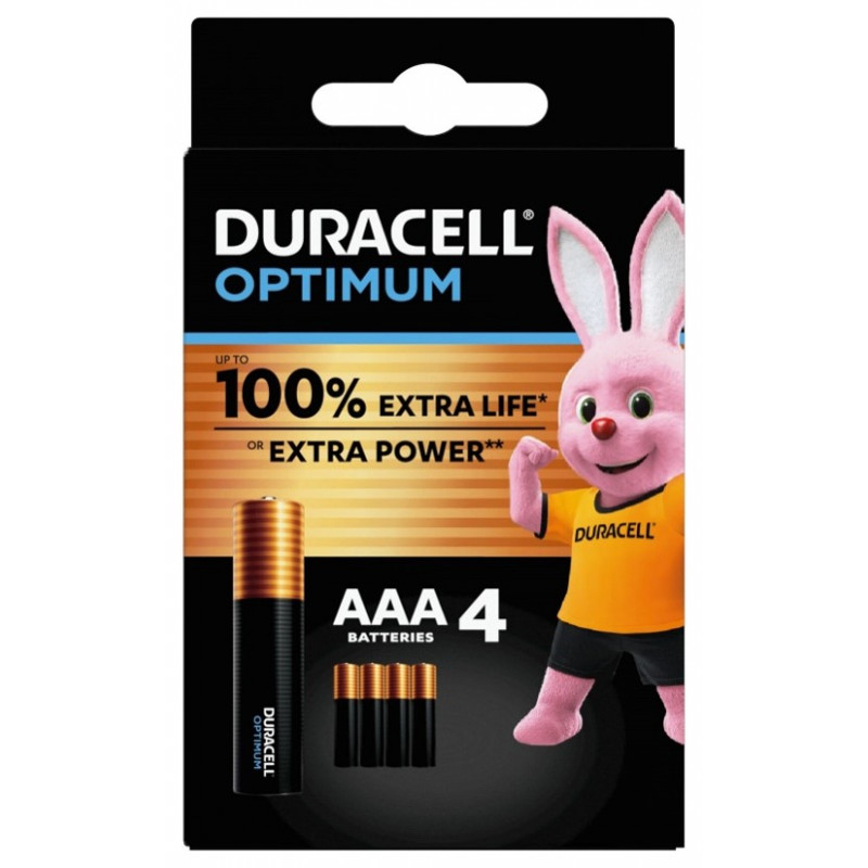 DURACELL Optimum AAA B4 4pz