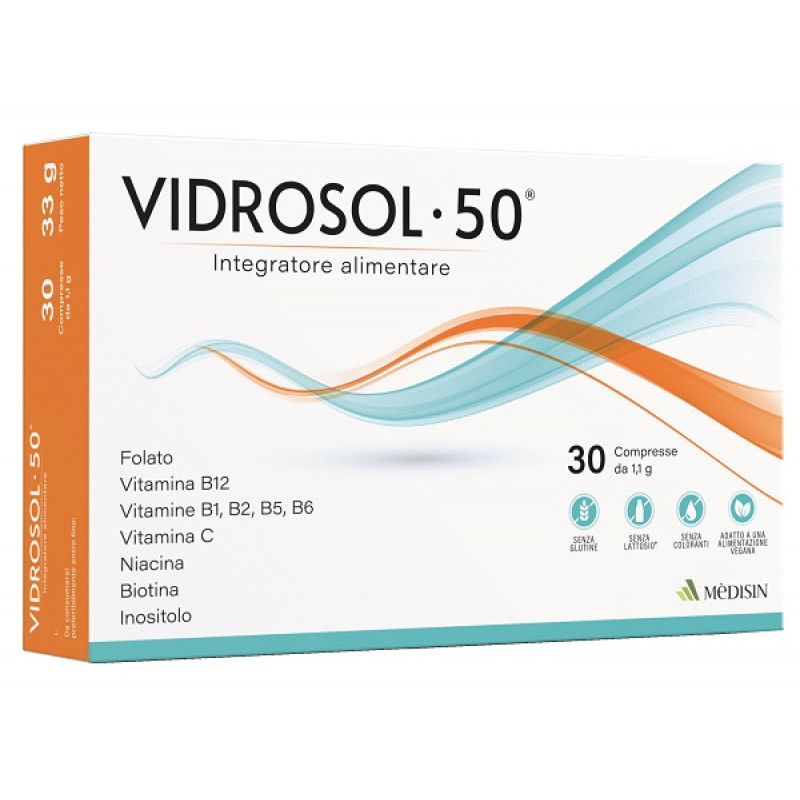 VIDROSOL 50 30CPR