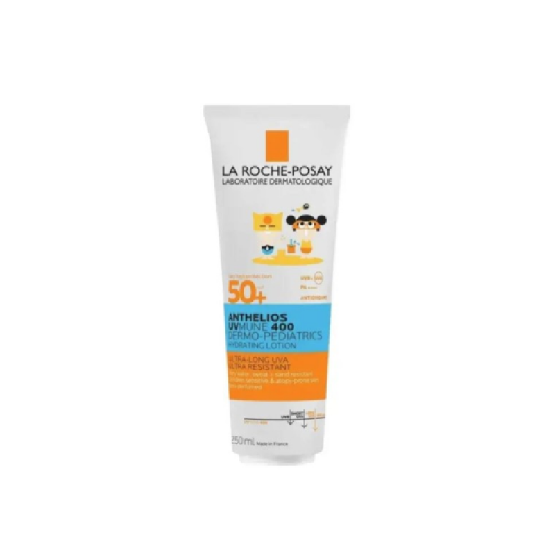 La Roche-Posay Anthelios Latte Idratante UVMune 400 Dermo-Pediatrics Bambino SPF50+ Paperpack 250 ml