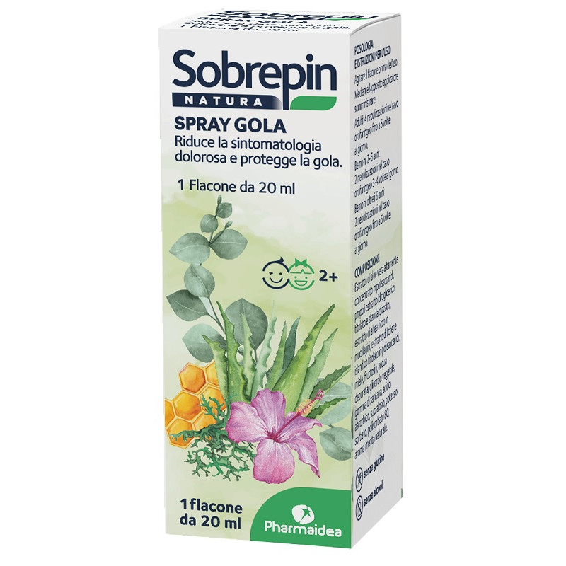 SOBREPIN NATURA GOLA SPRAY 20ML CON ESTRATTI NATURALI