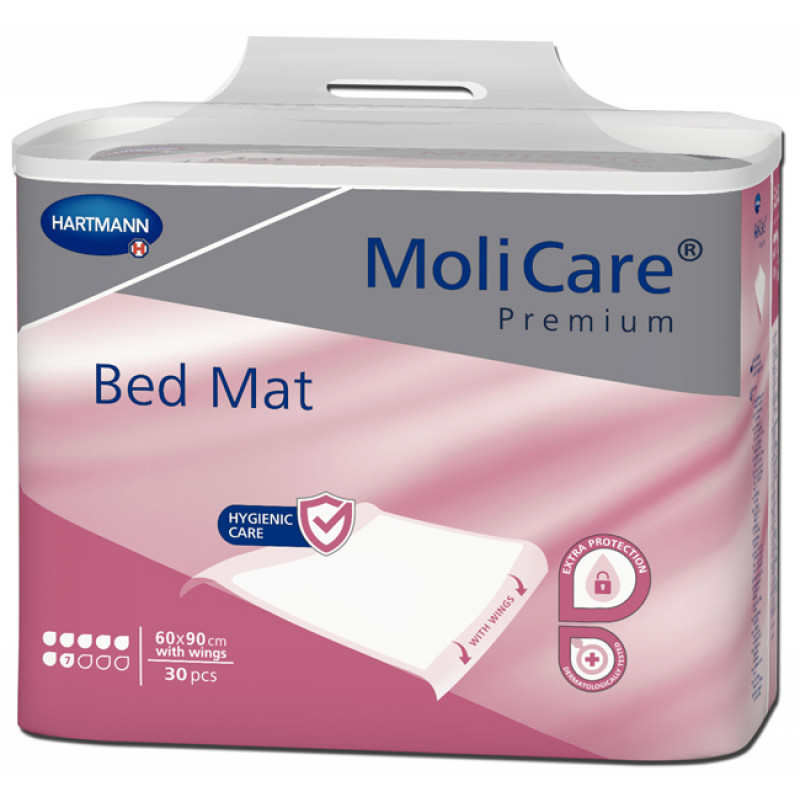 MOLICARE BED MAT 7GTT TRAV 30P
