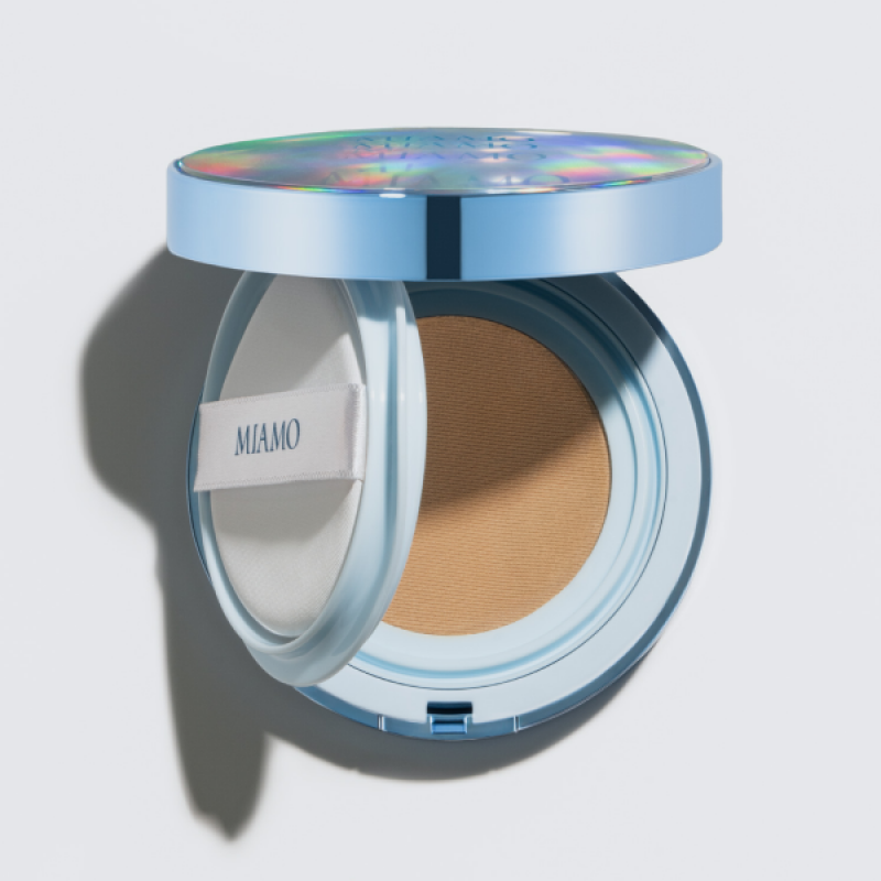 MIAMO Second Skin Mesh Cushion Foundation con Protezione SPF 50 - Shade Sand-