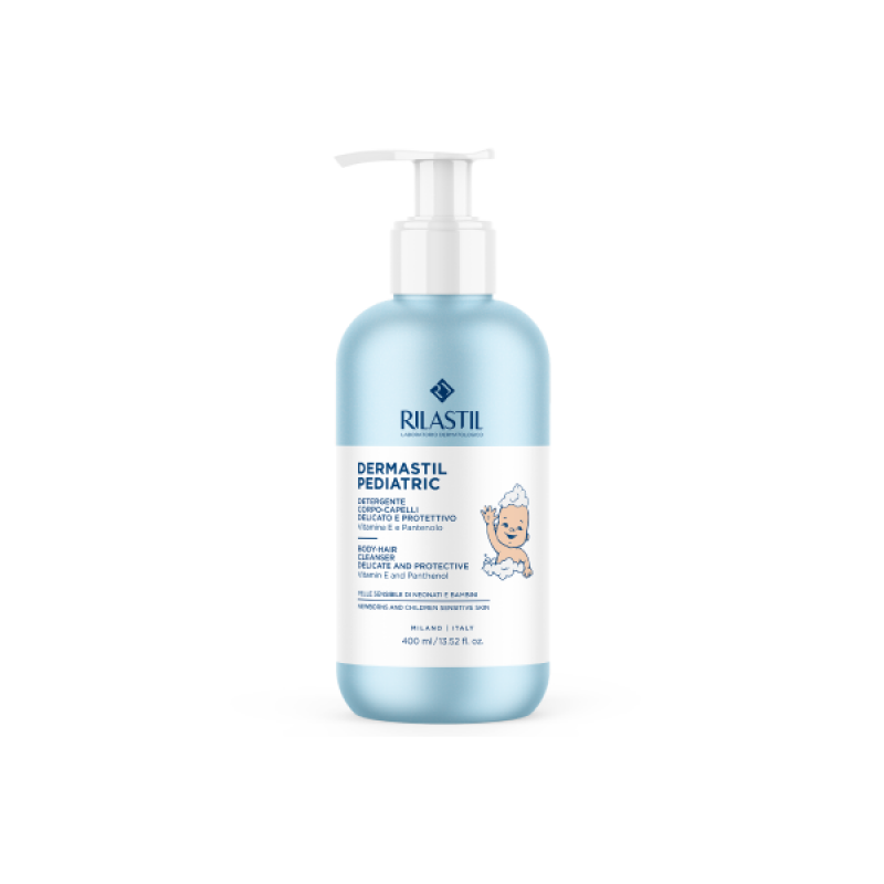 Dermastil Pediatric Detergente Corpo - Emulsione fluida a rapido assorbimento 400ml