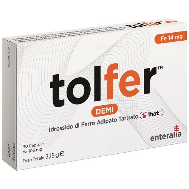 TOLFER DEMI 14MG 30CPS