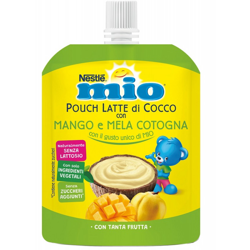 MIO POUCH LATTE COCCO MELA 90G