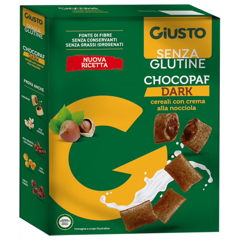 GIUSTO S/G CHOCOPAF DARK 250G