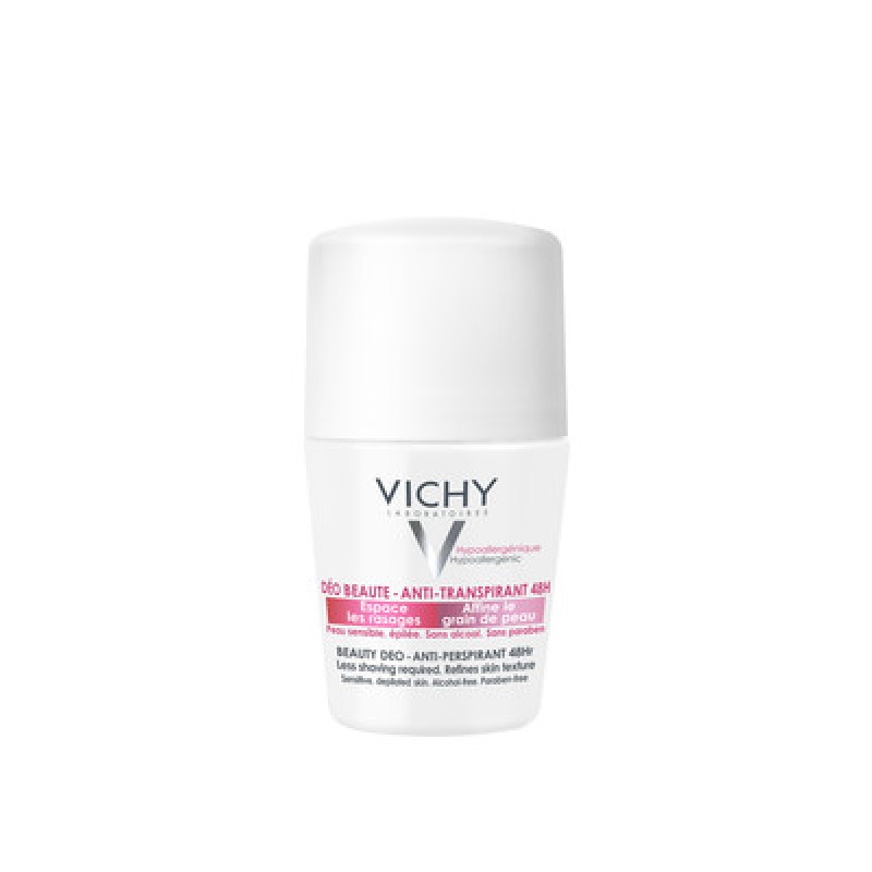 Vichy Deodorante Bellezza Roll-on Antitraspirante Pelle Sensibile o Depilata 50 mL