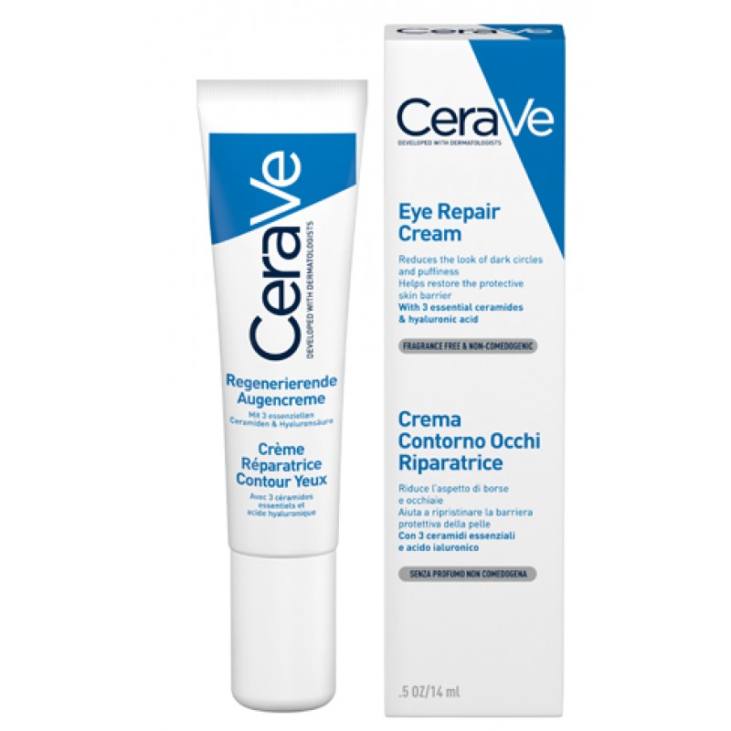 CeraVe Crema Contorno Occhi Riparatrice con acido ialuronico 15 ml