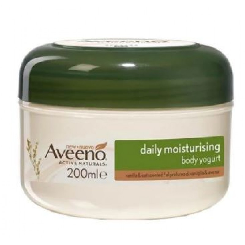 Aveeno Daily Moisturizing Crema Corpo allo Yogurt Profumo Albicocca e Miele 200 g