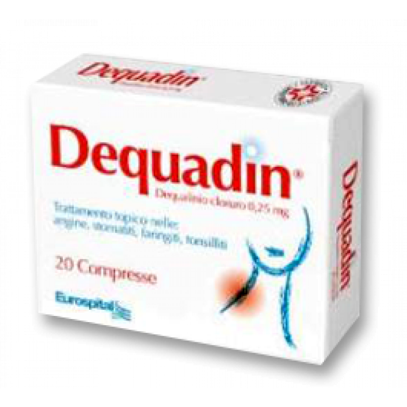 Dequadin 0,25mg Dequalinio Cloruro 20 Compresse