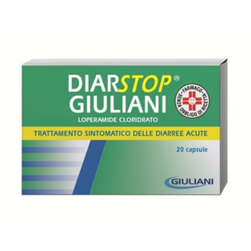 Diarstop 1,5mg Loperamide cloridrato Diarrea Acuta 20 Capsule