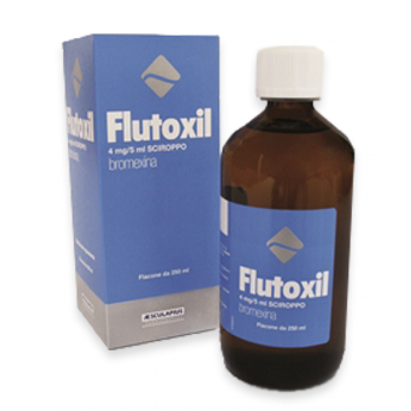 Flutoxil Sciroppo 5mg/5ml Bromexina cloridrato Flacone 250 ml