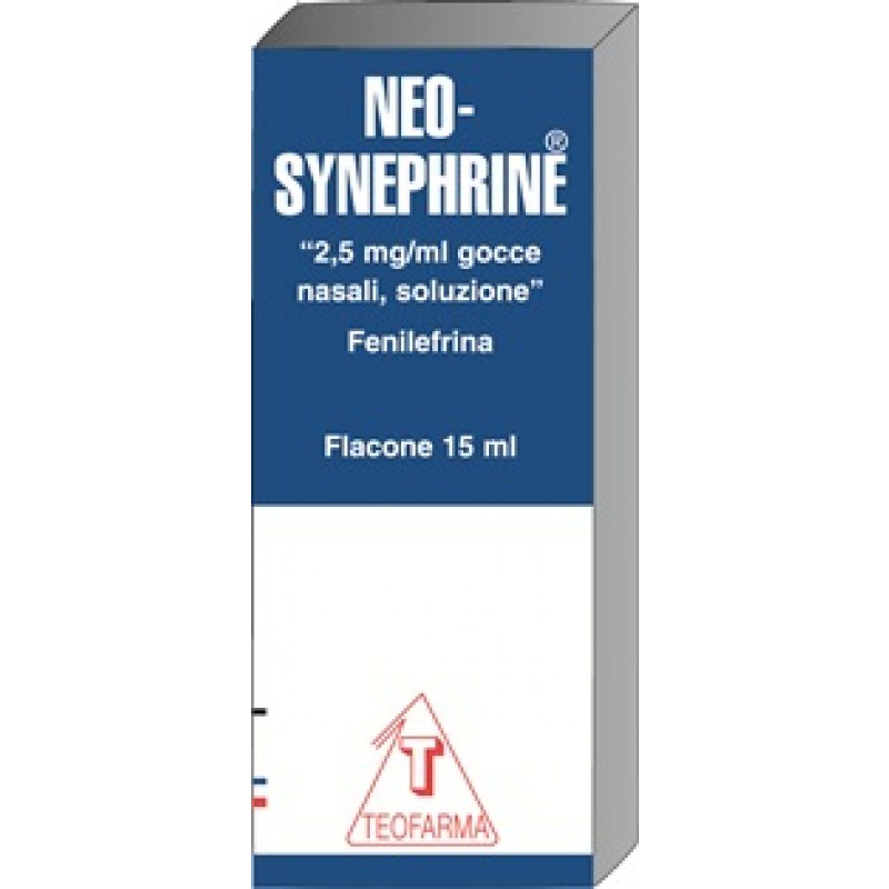 Neo-Synephrine Gocce Nasali Decongestionanti 2,5 mg/ml Fenilefrina 15 ml