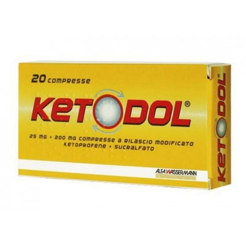 Ketodol - 20 compresse - 25mg + 200mg
