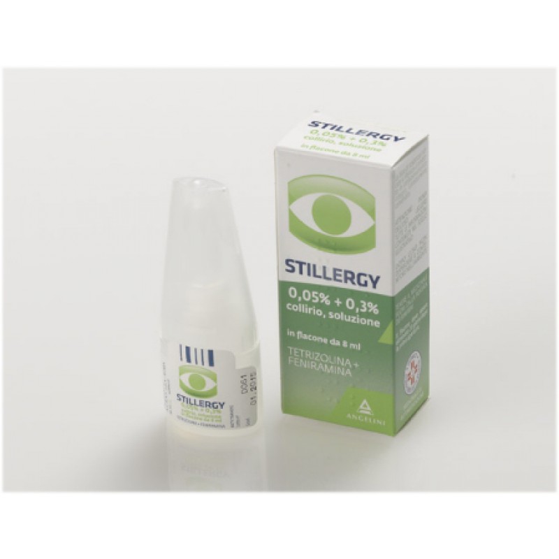 Stillergy Collirio 0,05% + 0,3 % Tetrizolina cloridrato Flacone 8 ml