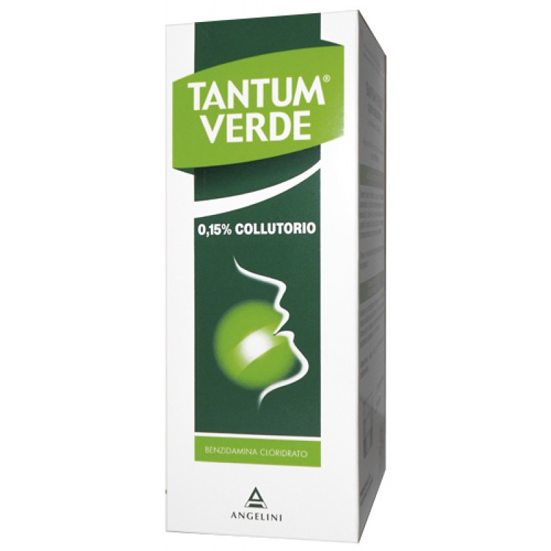 Tantum Verde - Collutorio con Benzidamina cloridrato allo 0,15% - flacone da 240 ml