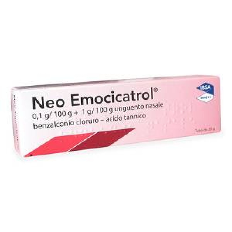 Neo-Emocicatrol 1mg/g + 20 mg/g Unguento Nasale 20 g