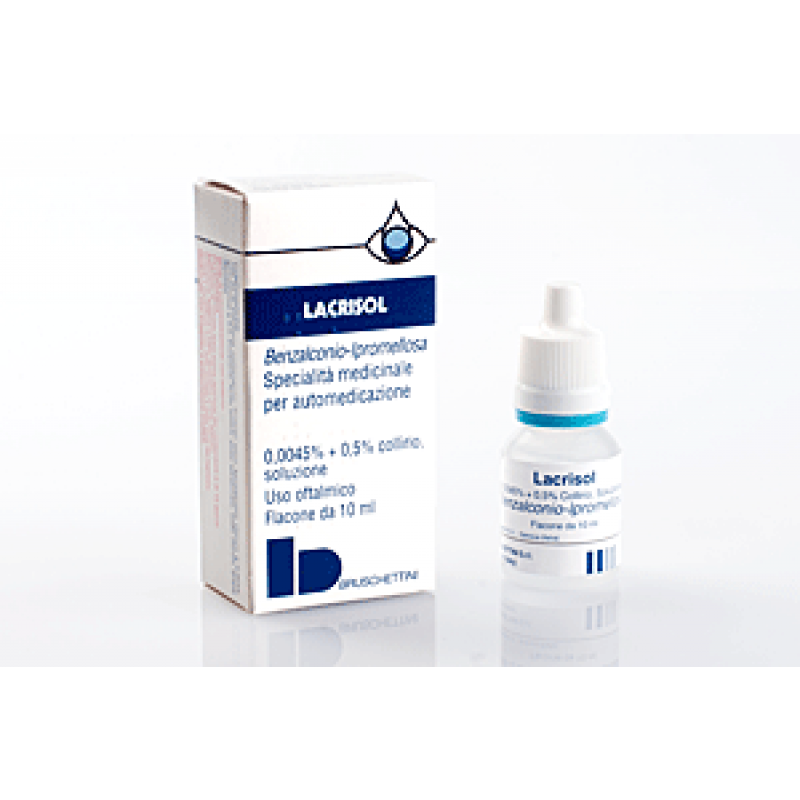 Lacrisol Collirio 50 + 4,5 mg Benzalconio cloruro Flacone 10 ml