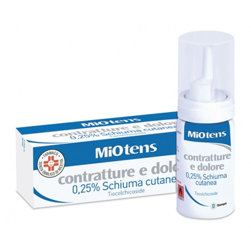 Miotens Contratture e Dolore 0.25% Tiocolchicoside Schiuma Cutanea 30 ml