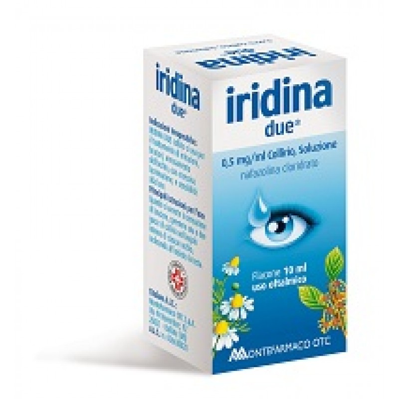 Iridina Due Collirio - Nafazolina cloridrato 0,5 mg/ml - 10 ml
