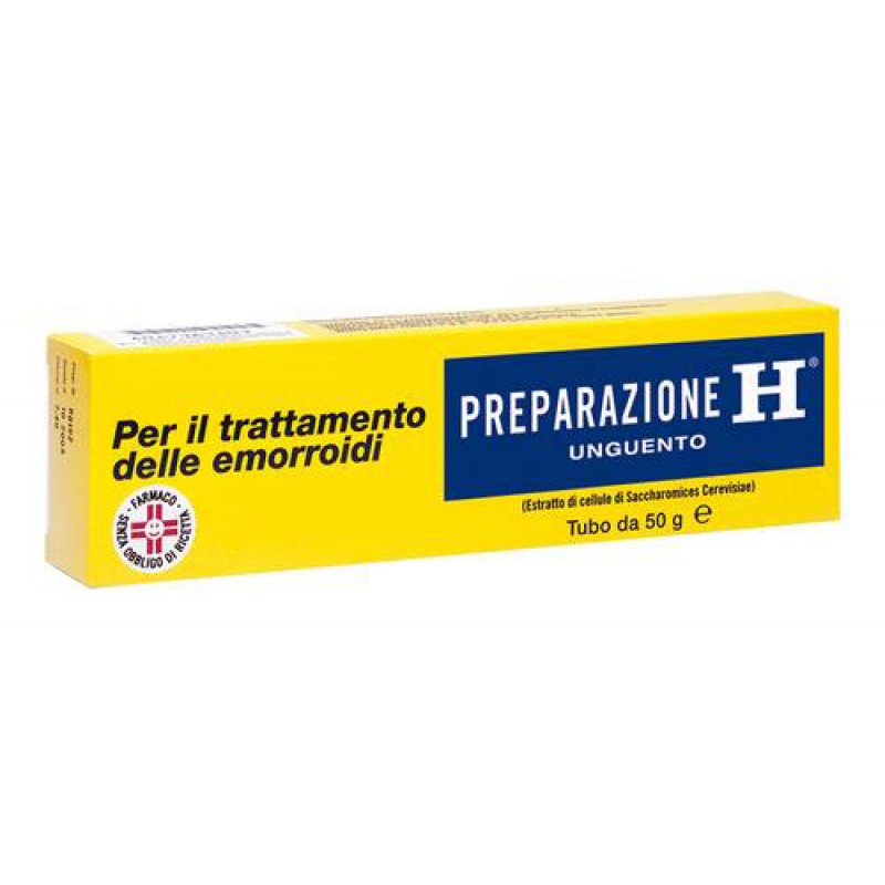 PREPARAZIONE H Pomata per Trattamento Emorroidi e Ragadi Anali 50 gr