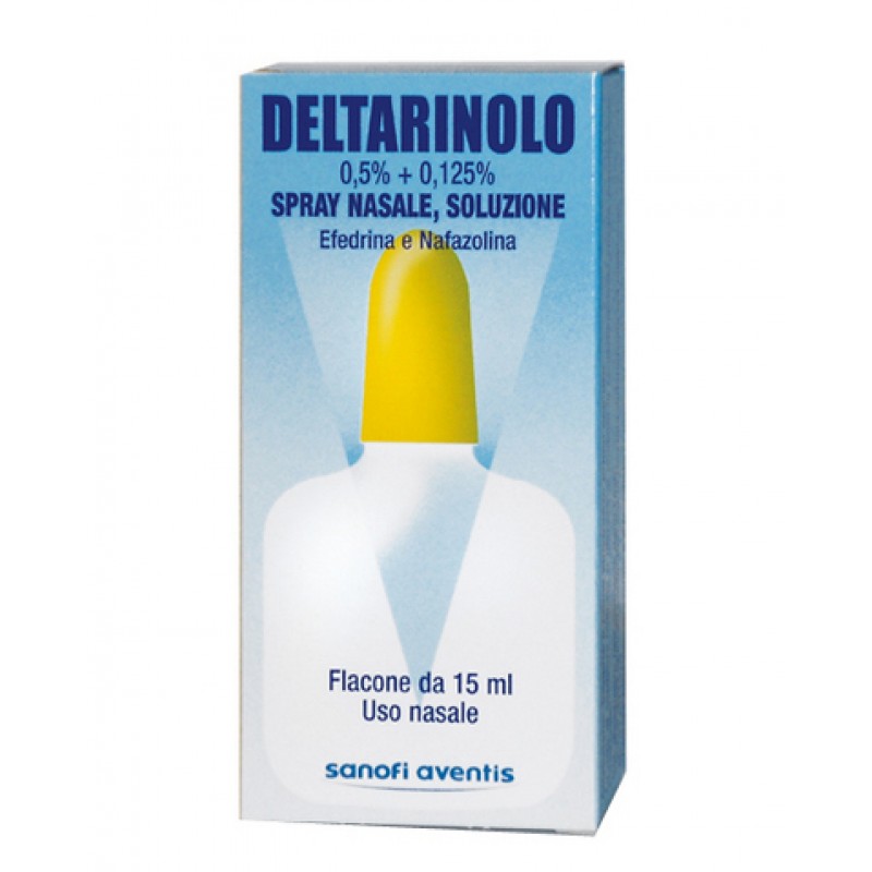 Deltarinolo Spray Nasale 0,5% + 0,125% Efedrina Cloridrato Flacone 15 ml
