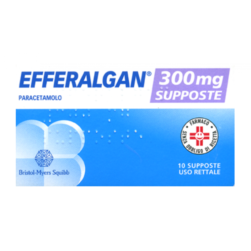 Efferalgan Bambini 300 mg Paracetamolo 10 Supposte
