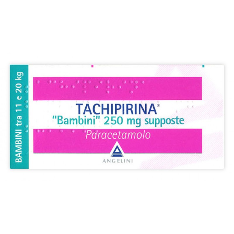 Tachipirina 250 mg - 10 Supposte per bambini