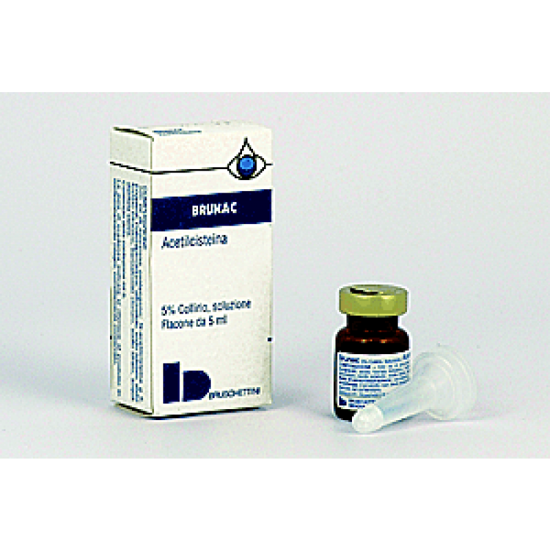 Brunac 5% Acetilcisteina Collirio 5 ml