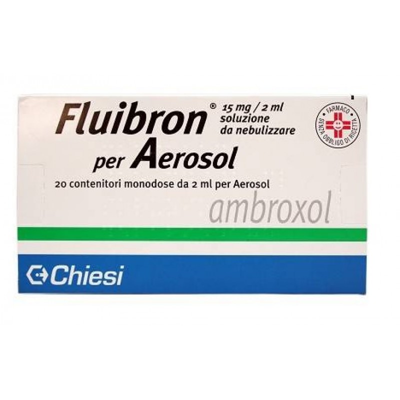 Fluibron Per Aerosol 15 mg/2 ml Soluzione da Nebulizzare 20 Flaconcini Monodose