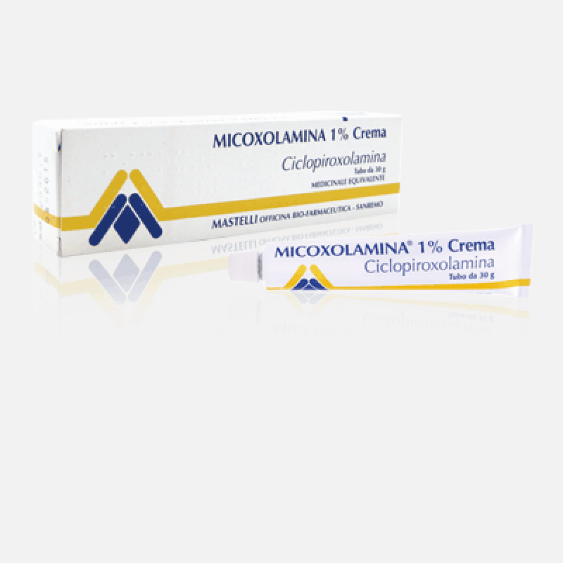 Micoxolamina Crema Dermatologica Antimicotica 1% Ciclopiroxolamina 30g